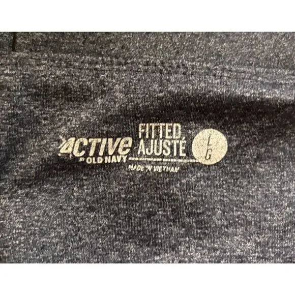 Old Navy Active Cropped Leggings Womens Size L Charcoal Heathered Athletic Pants - Picture 3 of 6